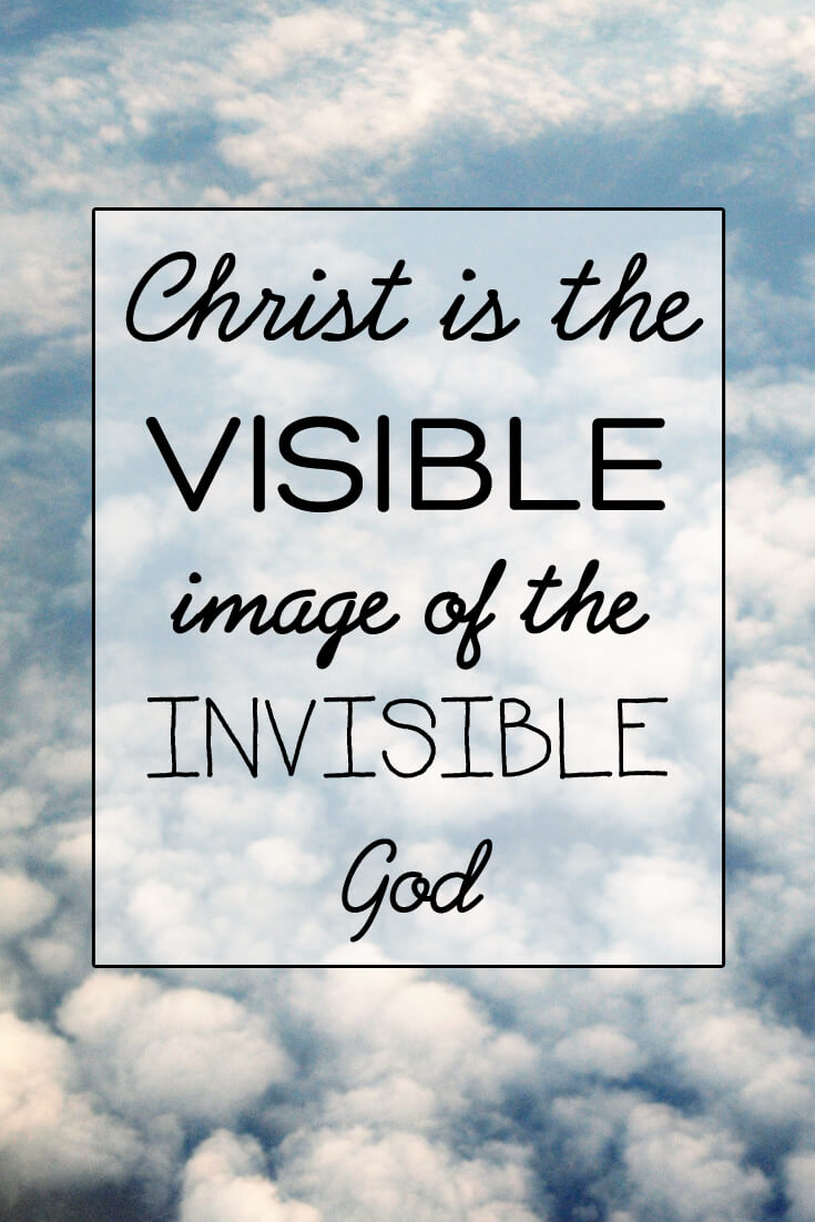 THE IMAGE OF THE INVISIBLE GOD