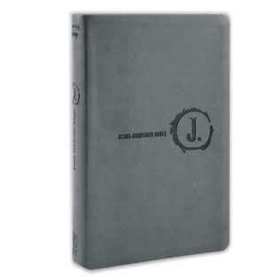 Jesus-Centered Bible NLT, Charcoal