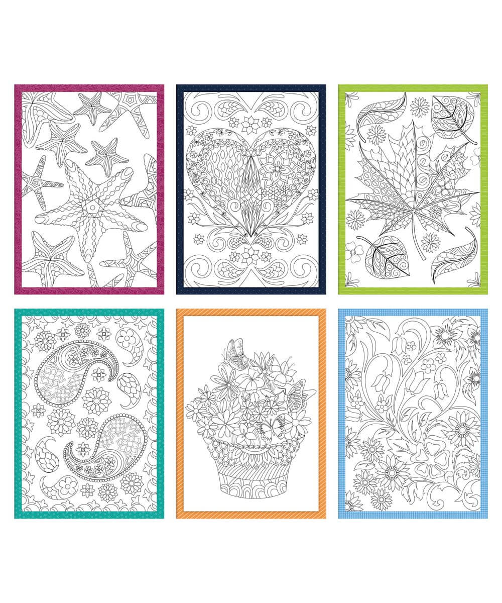 Coloring Creations Greeting Cards - Serenity - MyLifetree Coloring Creations Greeting Cards - Serenity - MyLifetree